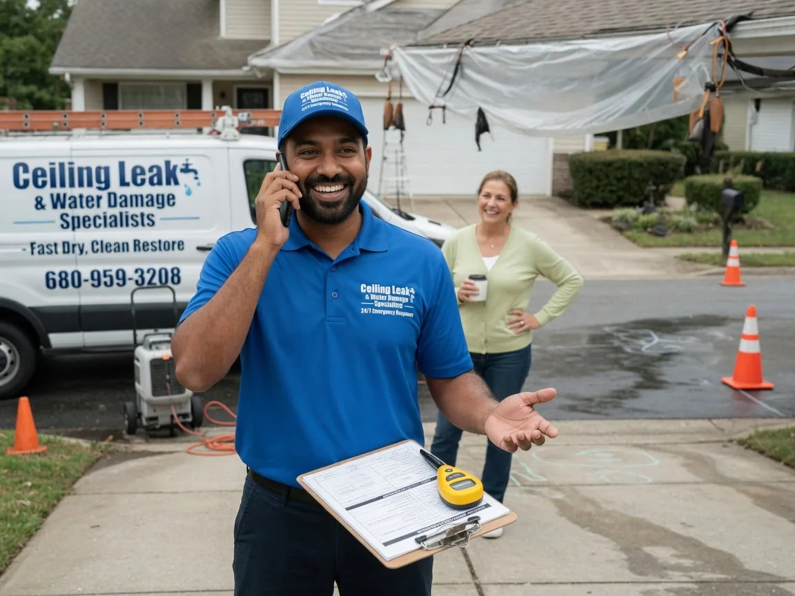 Ceiling Leak Cleanup Wanatah, IN FAQs